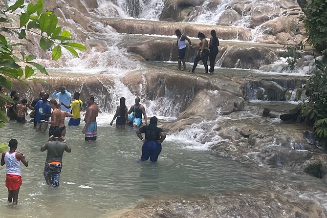 Horseback Riding and Swimming then Dunn's River Falls - How the two activities fit together