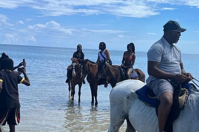 Horseback Riding in the Ocean from Ocho Rios & Runaway Bay - Riding the horse into the Caribbean Sea