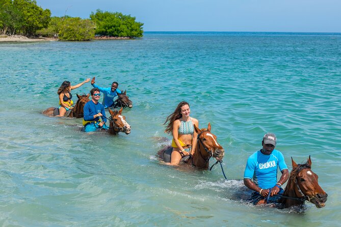 Jamaica All-Access Adventure Pass at Ocean Outpost - The ocean zipline and the splash at the end