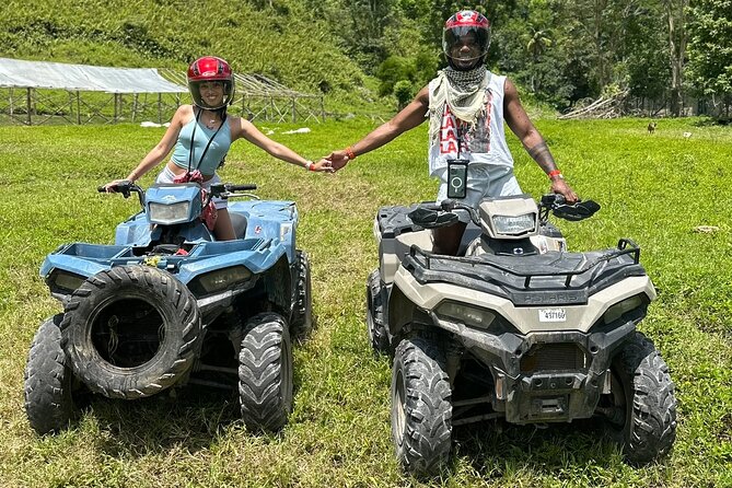 Jamaica ATV's Adventure - The cliff-top stop adds a real sense of place