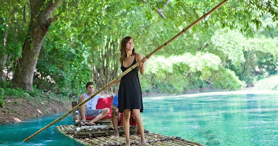 Jamaica: Bamboo Rafting on the Martha Brae - Arriving at Rafter’s Village in Cornwall County
