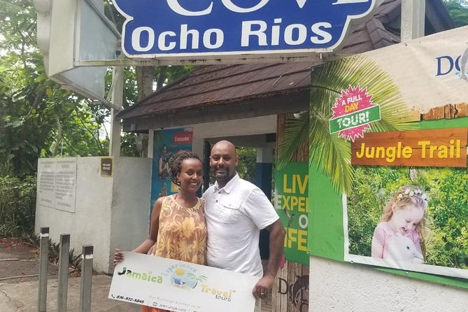Jamaica Best Water Falls Tour,Mobay Bay to Dunn's River/Blue Hole - The road between stops is part of the tour