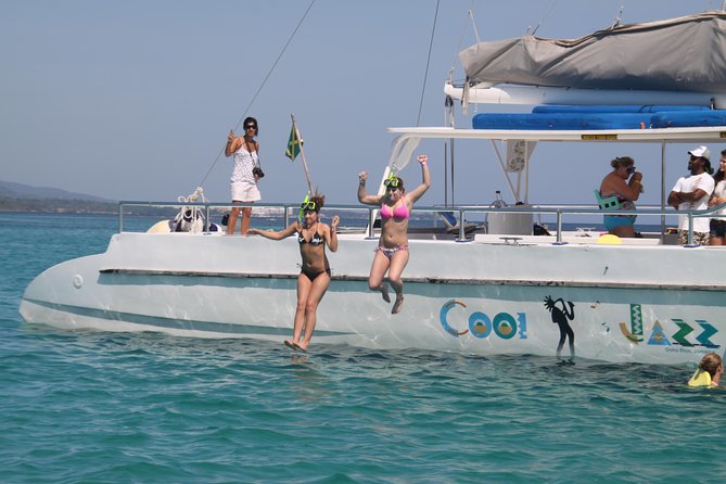 Jamaica Dunn's River Falls Party Cruise with Snorkeling - What the $133.34 price really covers