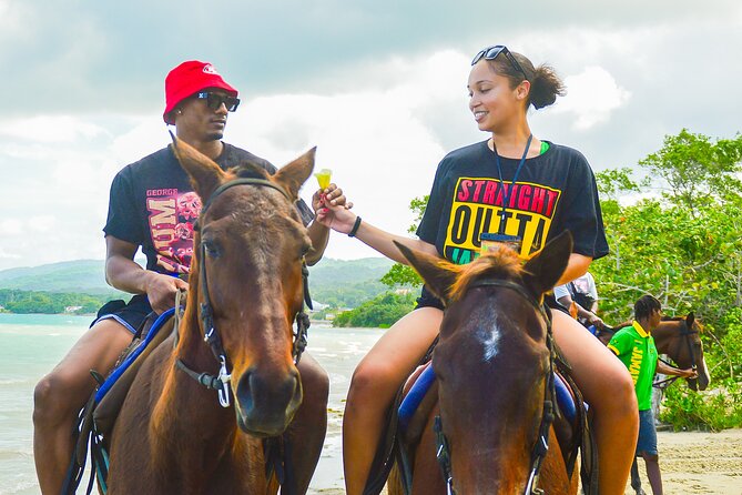 Jamaica's Ocean Horseback Bamboo Raft Adventure and Transport - A calm start on the nature trail