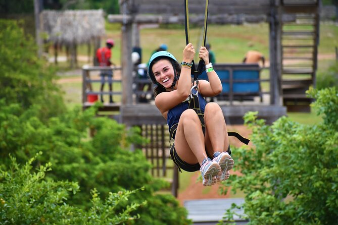 Jamwest Reggae Zipline Tour from Negril - Getting Fitted for the Reggae-Themed Course