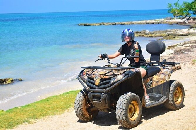 Jamwest: Zipline, Cultural Ride, and ATV Off-Road Adventure - Pickup from Negril and Montego Bay