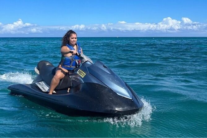 Jet Ski and Bamboo Rafting Limestone Massage From Montego Bay - Jet skiing across Montego Bay