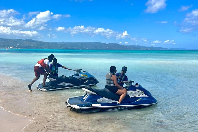 Jet Ski in Montego Bay - The Breeze in Water Sports beach setting