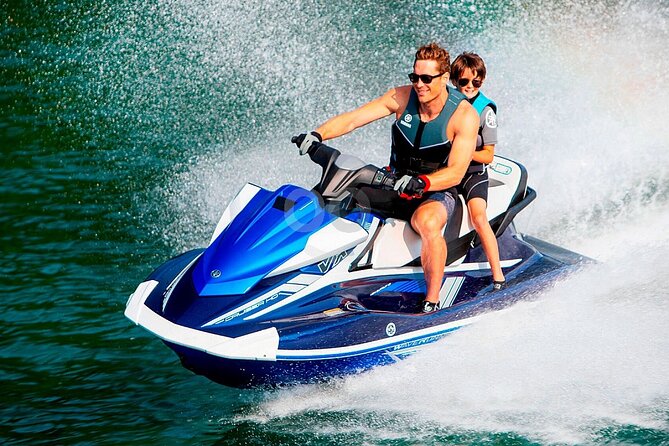 Jet Ski Water Activities and Beach Time in Montego Bay - Learning to handle the jet ski