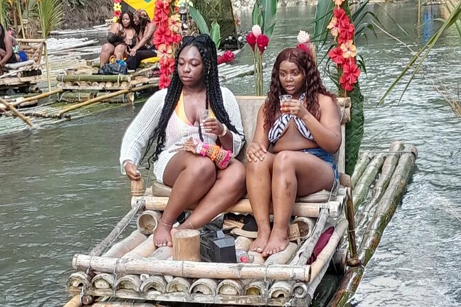 Lethe Bamboo River Rafting and Limestone Foot Massage Experience - The limestone foot massage on the raft