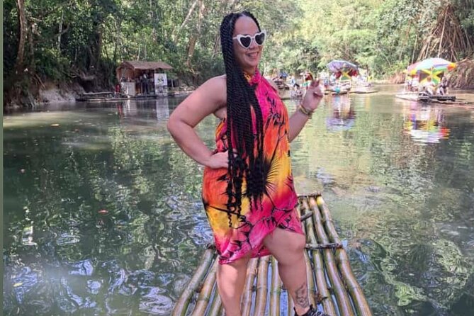 Lethe River Rafting Travel from Montego Bay w FREE Rum Punch - Riverbank refreshments and the optional limestone massage