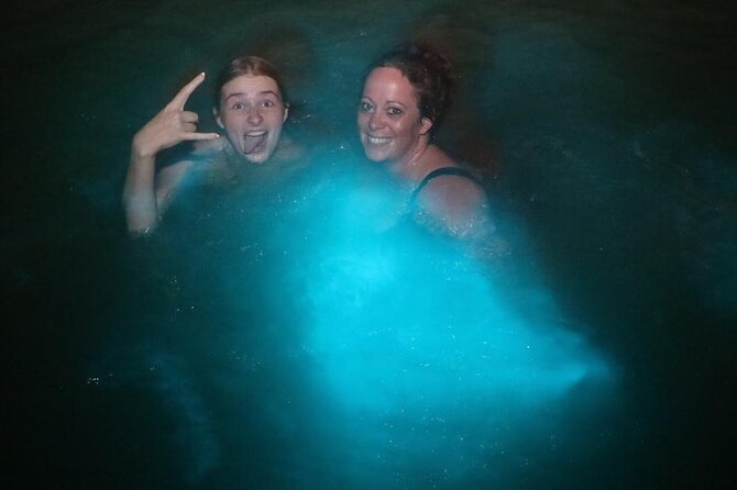 Luminous Lagoon Night Tour from Montego Bay - Swimming in the glowing water