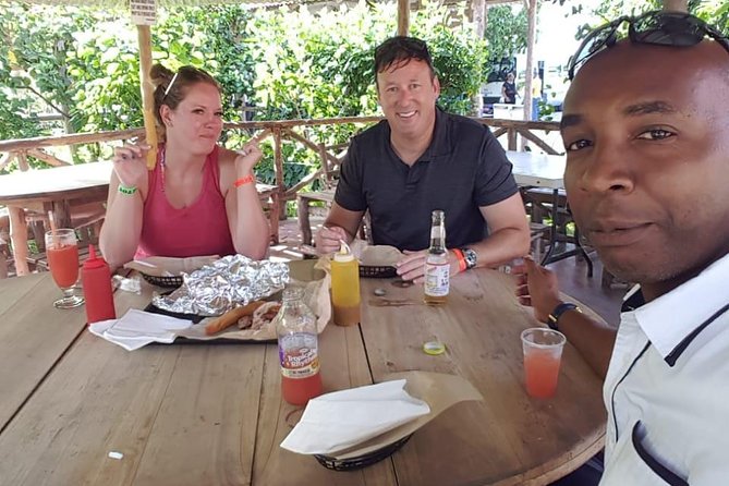 Lunch at Scotchies Jerk Centre From Ocho Rios - Watching the jerk cooking