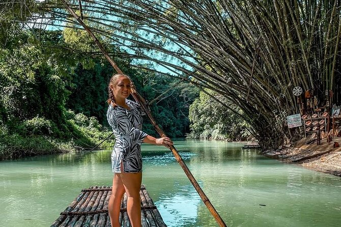 Martha Brae Bamboo Rafting From Montego bay - The three-mile bamboo raft ride