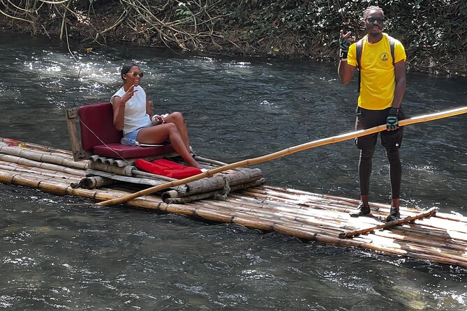 (Martha Brae River) Bamboo Rafting - Stops for food, drinks, and local shopping