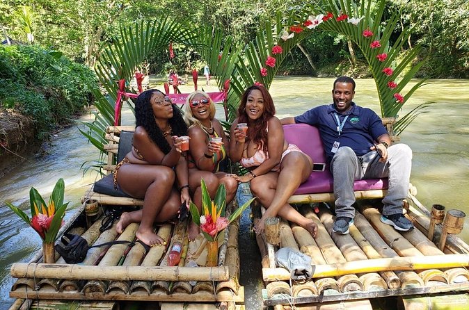 Montego Bay Bamboo River Rafting Limestone Foot Massage - Jamaican fruit adds a small local taste