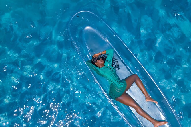 Montego Bay Clear Water Kayak Drone Photo and Video Shoot - A private setting, with one coordination concern