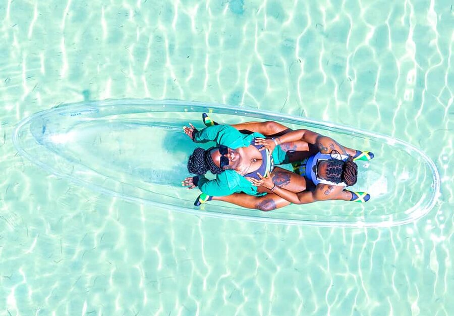 Montego Bay: Crystal Clear Kayak Drone singles Photo Shoot - What makes this Montego Bay photo shoot special