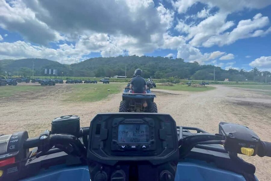 Montego Bay: Day Trip with Zipline, ATV, and Horseback Ride - Horseback riding from dry land into the Caribbean Sea