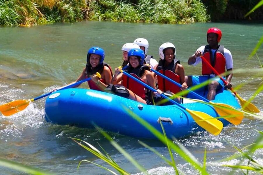 Montego Bay: Dunn's River Falls and River Rapids Adventure - Climbing the 155-foot Dunn’s River Falls