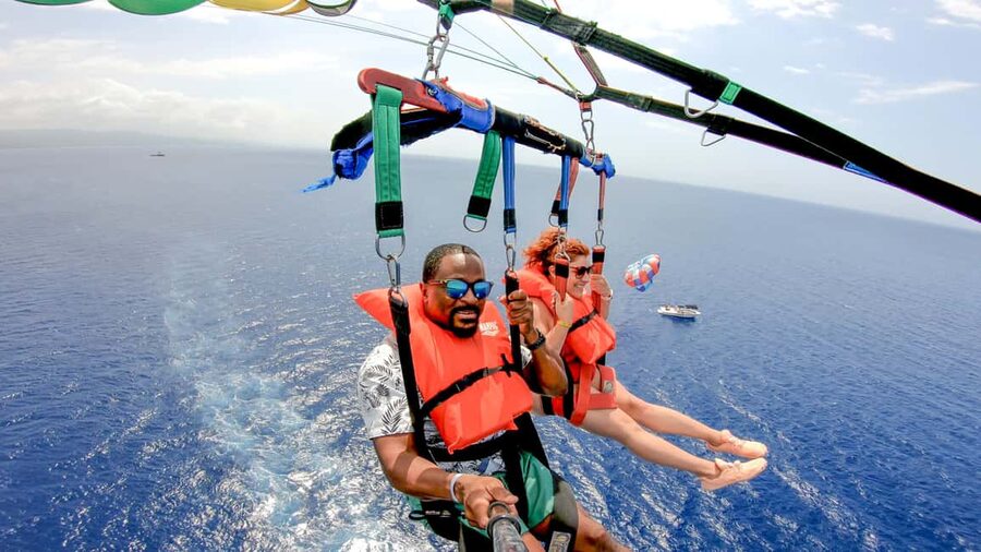 Montego Bay: Parasailing and Jet Ski Combo with Pickup - The Parasail Flight Above Montego Bay