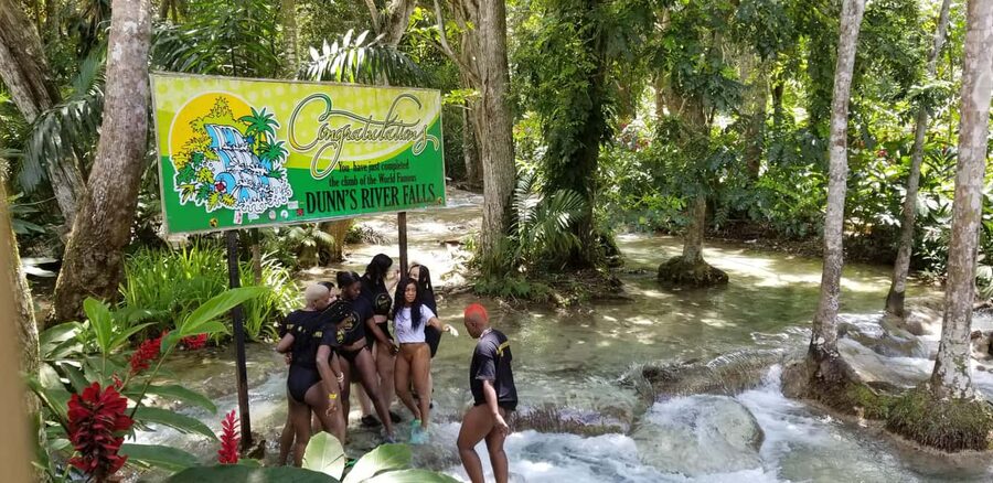 Montego Bay: River Rafting and Dunn's River Falls Day Trip - Dunn’s River Falls, Jamaica’s wet stairway