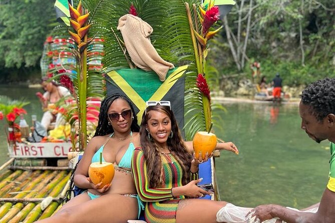 Montego Bay's Guided Bamboo Rafting Tour & Hip-strip Shopping - Limestone, coconut, sugar cane, and champagne