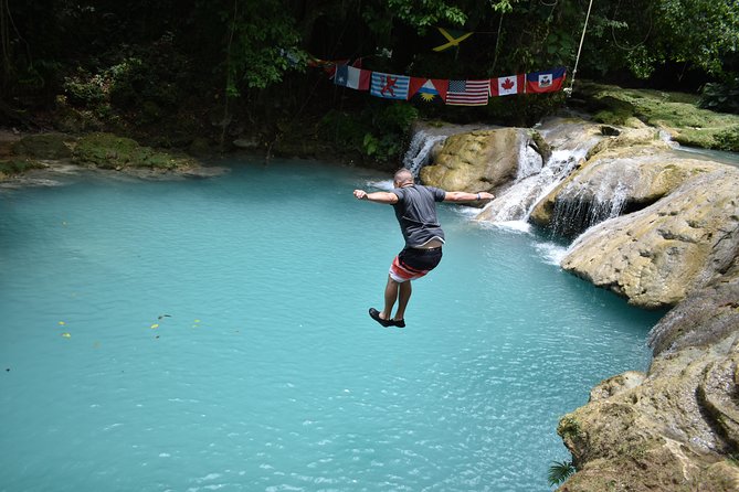 Montego Bay Shore Excursion: Blue Hole & Secret Falls Tour plus Shopping - The short hike to Secret Falls