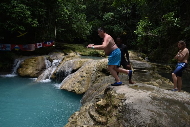 Montego Bay Shore Excursion: Blue Hole & Secret Falls Tour plus Shopping - What makes Blue Hole different from Dunn’s River Falls