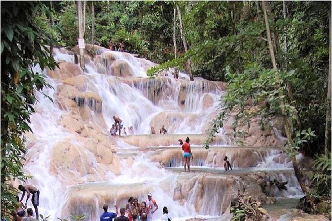 Montego Bay to Dunn's River Falls Half-Day Trip - Climbing the Rock Terraces