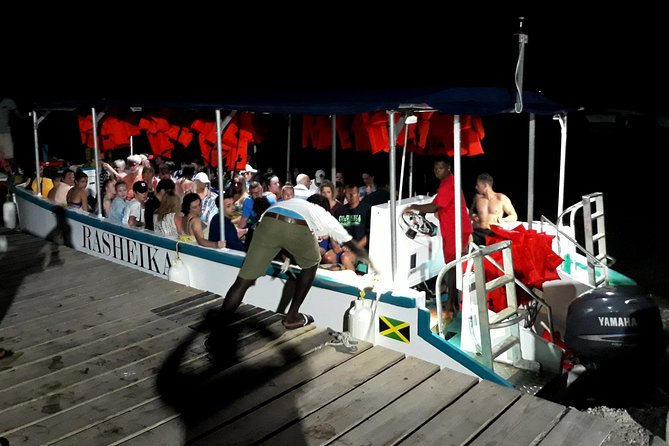 Mystic Lagoon Guided Boat Ride and Swim - Leaving Montego Bay for Falmouth after dark