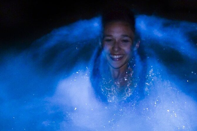 Night Tour-Luminating Blue Lagoon Waters - What happens on the glass-bottom boat