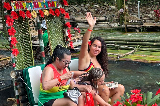 OCEAN HORSE-BACK RIDING & BAMBOO RAFTING + Limestone MASSAGE - Who will enjoy this Jamaican outing most?