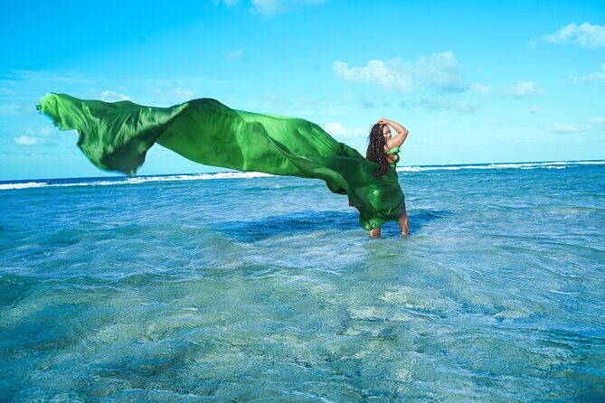 OceanShootJamaica Flying Dress, Montego Bay - The 10-minute ride to the secluded photo spot