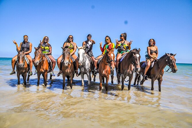 Ocho Rios ATV, Horseback Riding, Dunn's River and Bamboo Rafting - Horseback riding from forest to beach and water