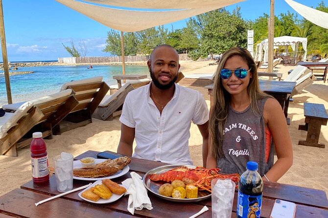Ocho Rios: Bamboo Beach Club VIP Access with Lunch and Cocktails - Arriving to champagne, reggae, and sea views