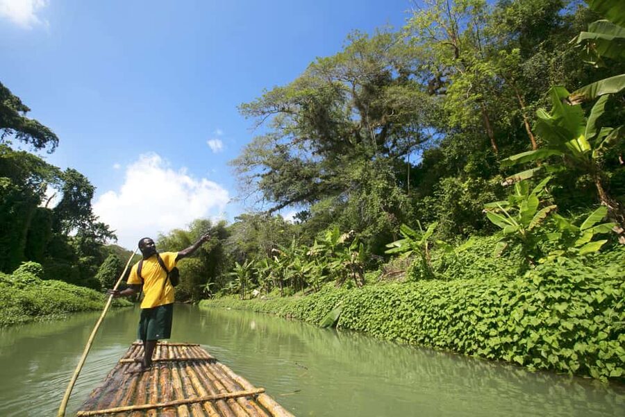 Ocho Rios: Horseback Riding in the Ocean and Bamboo Rafting - Key points at a glance