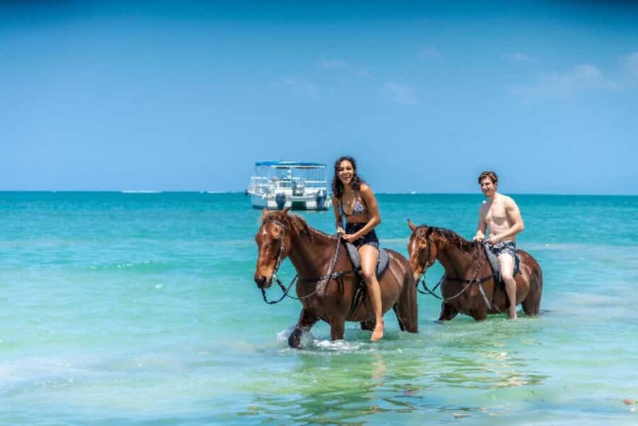 Ocho Rios: Horseback Riding in the Ocean and Bamboo Rafting - A four-hour Jamaican sampler with plenty packed in