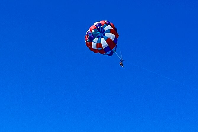 Parasailing above Turquoise Ocean Waters in Montego Bay - The Parasailing Flight Above the Caribbean