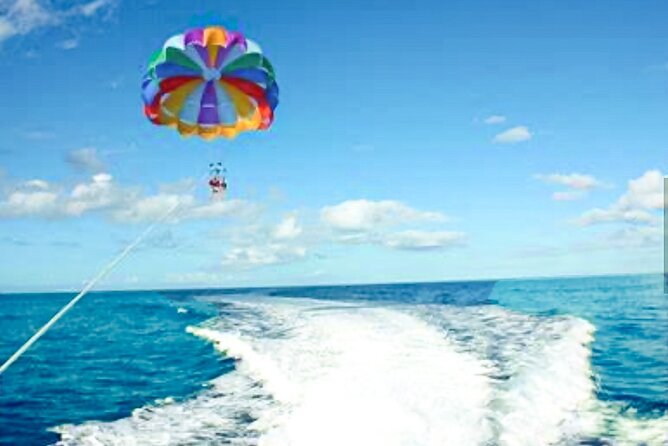 Parasailing above Turquoise Ocean Waters in Montego Bay - Timing, Advance Planning, and Cancellation