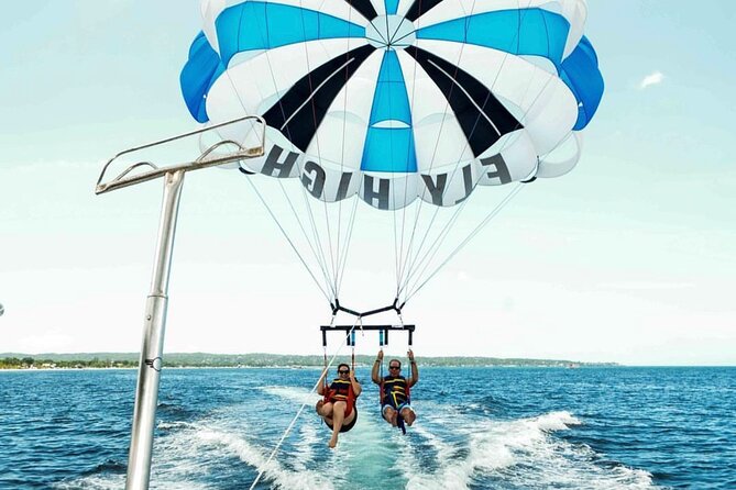 Parasailing, Sea Tubing & Jet Ski from Montego Bay- Private tour - A fast finish on the towable sea tube