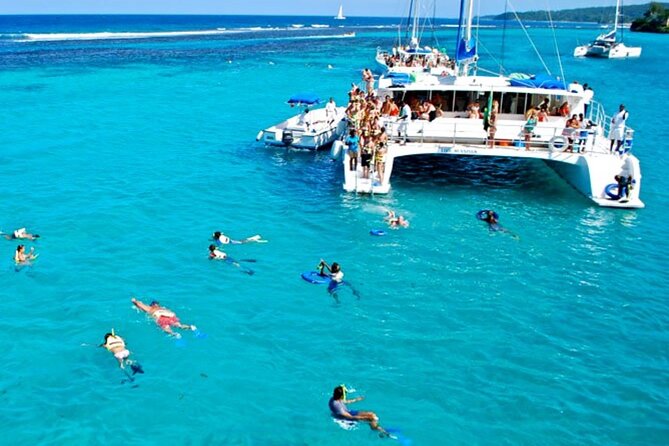 Party Catamaran and Snorkeling Tour in Montego Bay - Boarding the Catamaran in Montego Bay