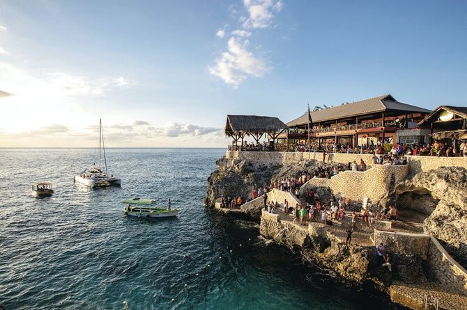 PARTY Catamaran Cruise with Snorkeling Rick's Cafe ADULTS ONLY - Rick’s Café, cliff jumping, and the sunset hour