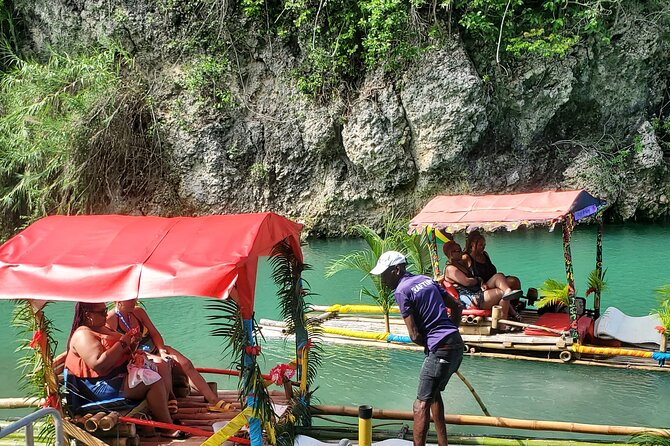 Private 1 Hour Bamboo River Rafting in Montego Bay - The Limestone Foot Massage Adds a Jamaican Touch