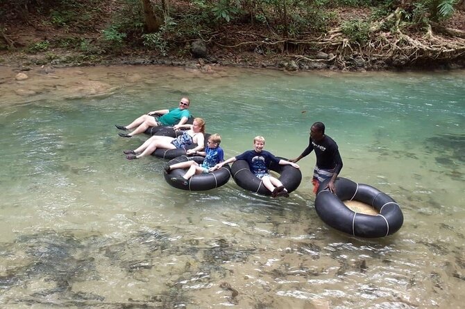 Private Blue Hole and River Tubing from Ocho Rios - White River tubing: small rapids, then quiet water