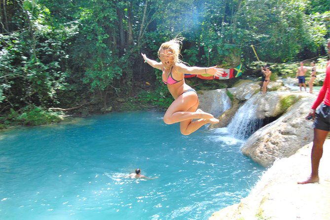 Private Blue Hole & Secret Falls Day Trip plus Shopping from Montego Bay Hotels - Discovery Bay and the short historical stop
