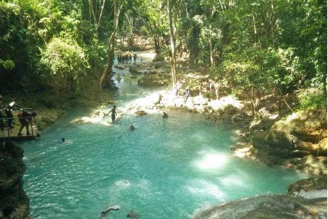[PRIVATE] Blue Hole & Secret Falls Tour with Entrance Fees - Food, shopping, and local flavor