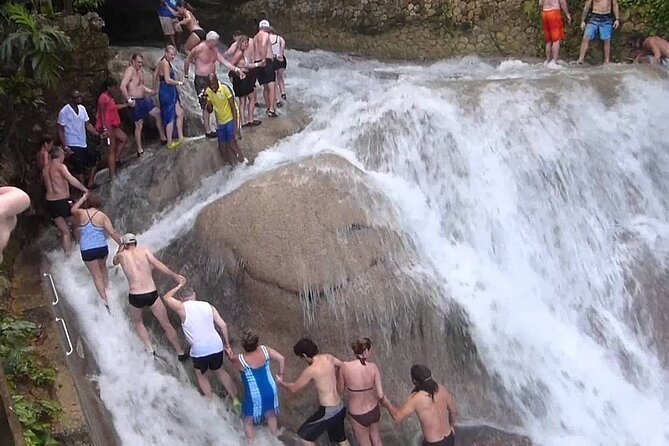 Private Dunn's River Falls Adventure from Montego Bay - Green Grotto brings caves and changing names