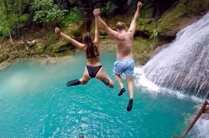 [PRIVATE] Dunn's River Falls, Blue Hole & Secret Falls w/Entrance - Lunch, snacks, and the real Jamaican flavor