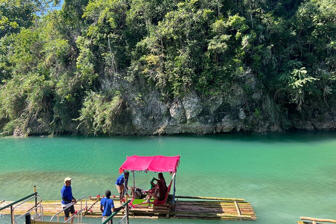 Private Lethe Bamboo Rafting Lime Stone Foot Massage Tour - The Hip Strip stop, souvenirs before the hills